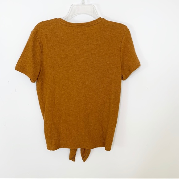 Madewell Texture & Thread Tie Front Top S NWT - Picture 7 of 11